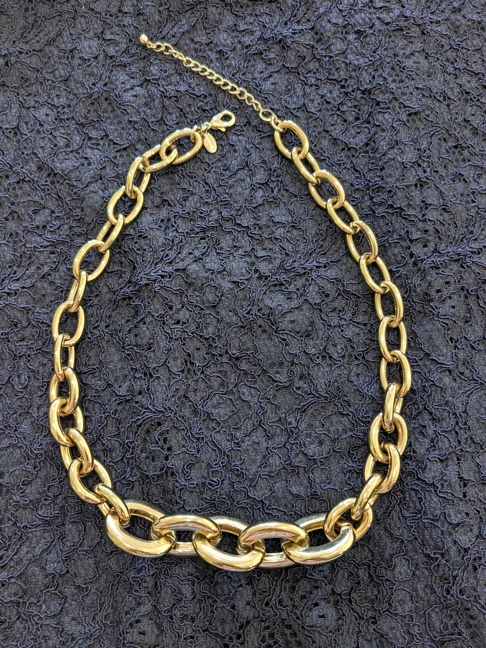 Ann Taylor Gold-Tone Chunky Chain Necklace